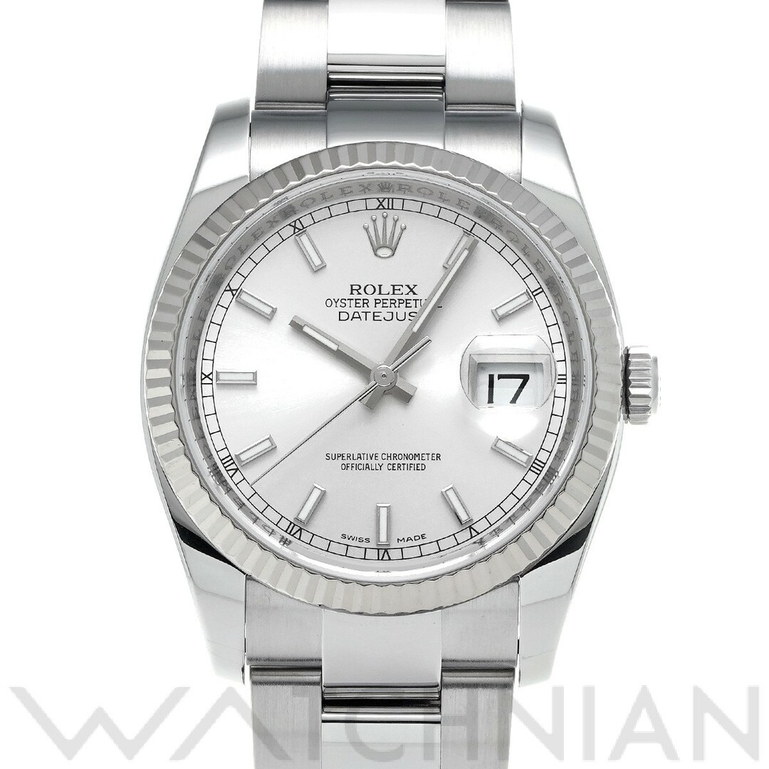 ロレックス ROLEX 116234 Z番(2007年頃製造) シルバー メンズ 腕時計