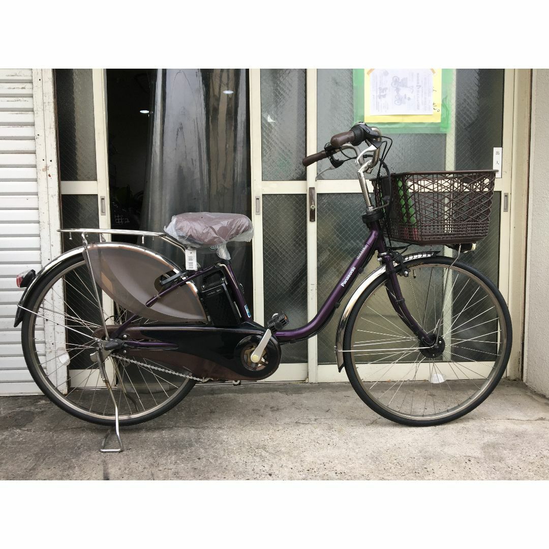 地域限定送料無料　ビビ　DX　16AH　新基準　パープル　神戸市　電動自転車自転車