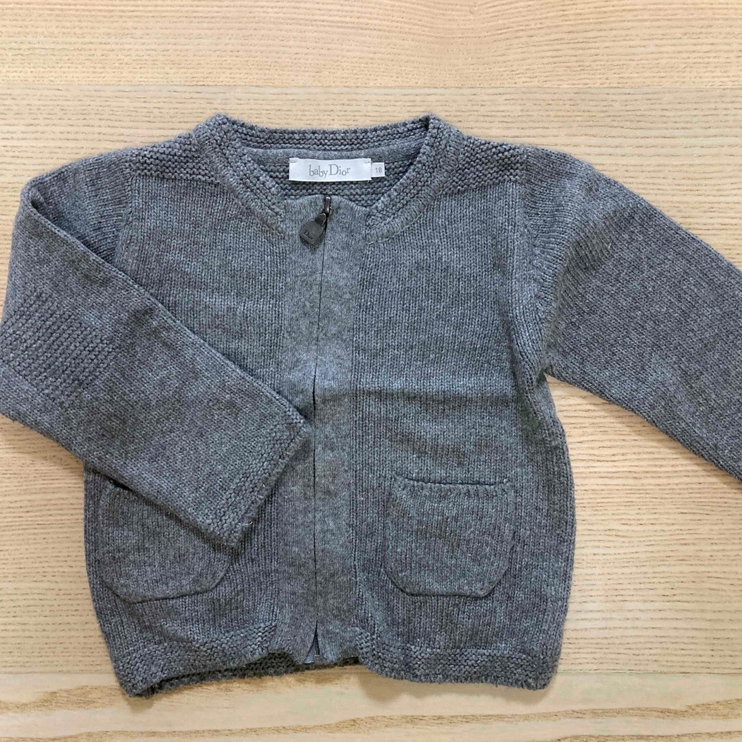 baby Dior(ベビーディオール)のbabyDior ニットカーディガン キッズ/ベビー/マタニティのキッズ服女の子用(90cm~)(カーディガン)の商品写真