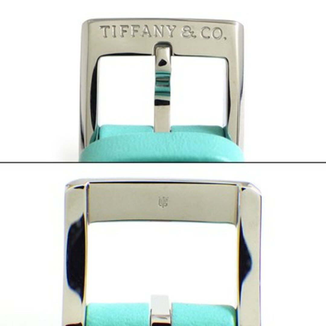 Tiffany & Co.(ティファニー)のティファニー Tiffany & Co. 腕時計 イースト ウエスト 63520071 バイカラー ティファニーブルー/ホワイト文字盤 白 SS ティファニーブルー/ホワイト レザーベルト クオーツアナログ 【中古】 レディースのファッション小物(腕時計)の商品写真