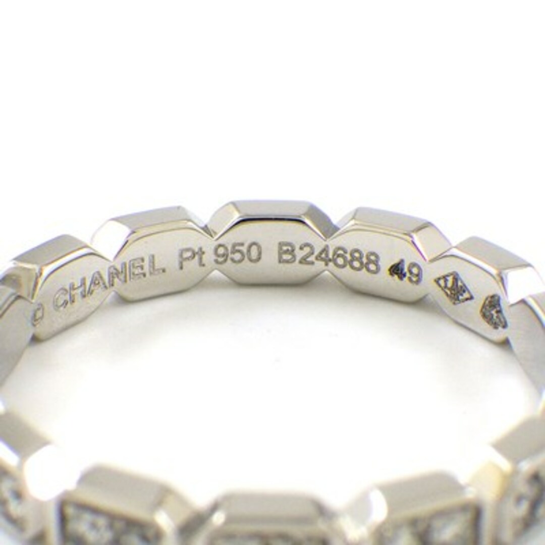 CHANEL(シャネル)のシャネル CHANEL リング プルミエール プロメス J4005 フル サークル ダイヤモンド PT950 8.5号 / #49 【箱・保付き】 【中古】 レディースのアクセサリー(リング(指輪))の商品写真