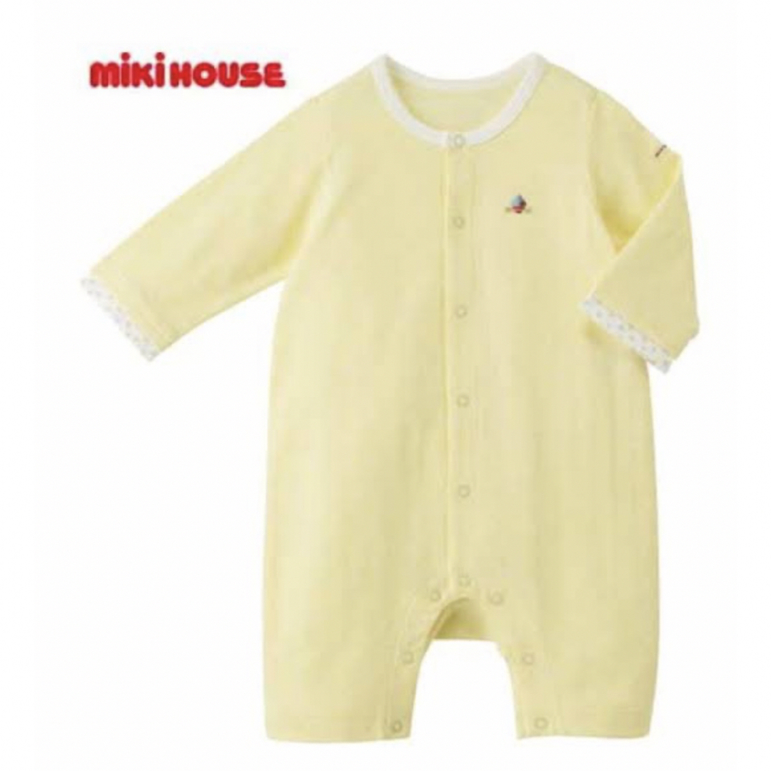 mikihouse(ミキハウス)の新品　ミキハウス　ロンパース　70 キッズ/ベビー/マタニティのベビー服(~85cm)(ロンパース)の商品写真