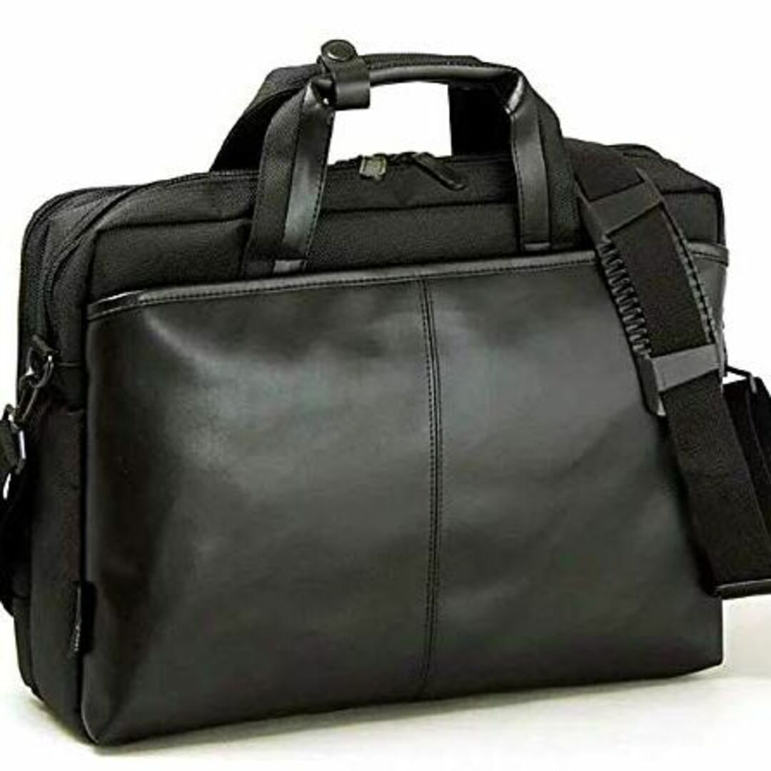 平野鞄 ビジネスバッグ ブリーフケース メンズ B4 軽量 軽い ショルダーベル約690ｇ生産地