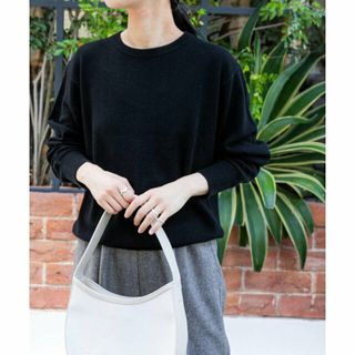 アーバンリサーチドアーズ(URBAN RESEARCH DOORS)の【BLACK】『WEB/一部店舗限定』FORK&SPOON カシミアブレンドクルーネックニット(ニット/セーター)