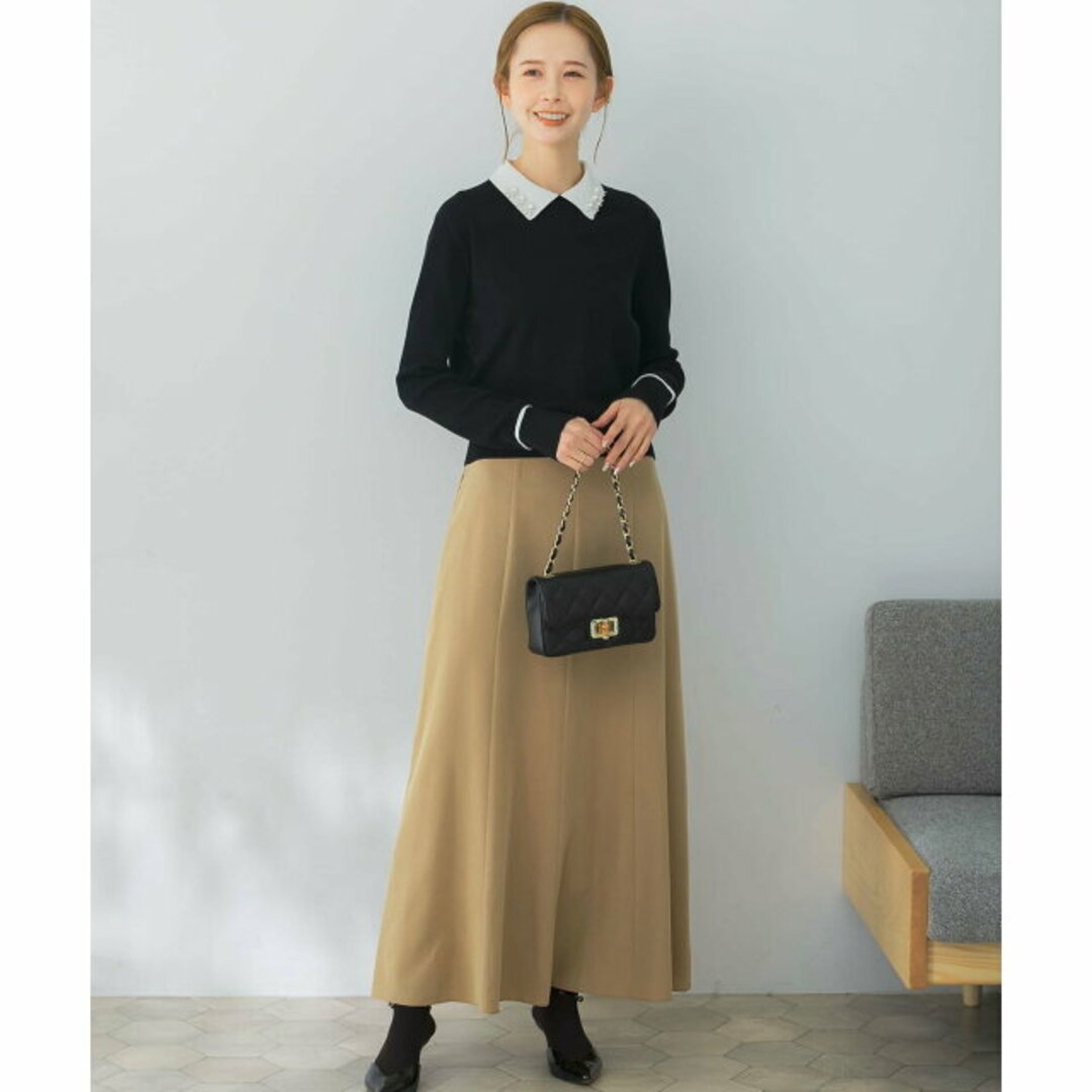 URBAN RESEARCH ROSSO(アーバンリサーチロッソ)の【beige】ハイウエストナローフレアスカート レディースのスカート(ロングスカート)の商品写真