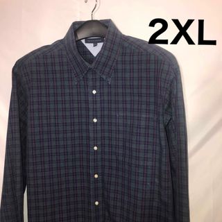 トミーヒルフィガー(TOMMY HILFIGER)のトミーヒルフィガーシャツ　2XL(シャツ)