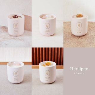 Her lip to - SELF LOVE CRYSTAL CANDLE