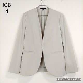 アイシービー(ICB)のホワイト様専用になります アイシービー ノーカラージャケット(ノーカラージャケット)