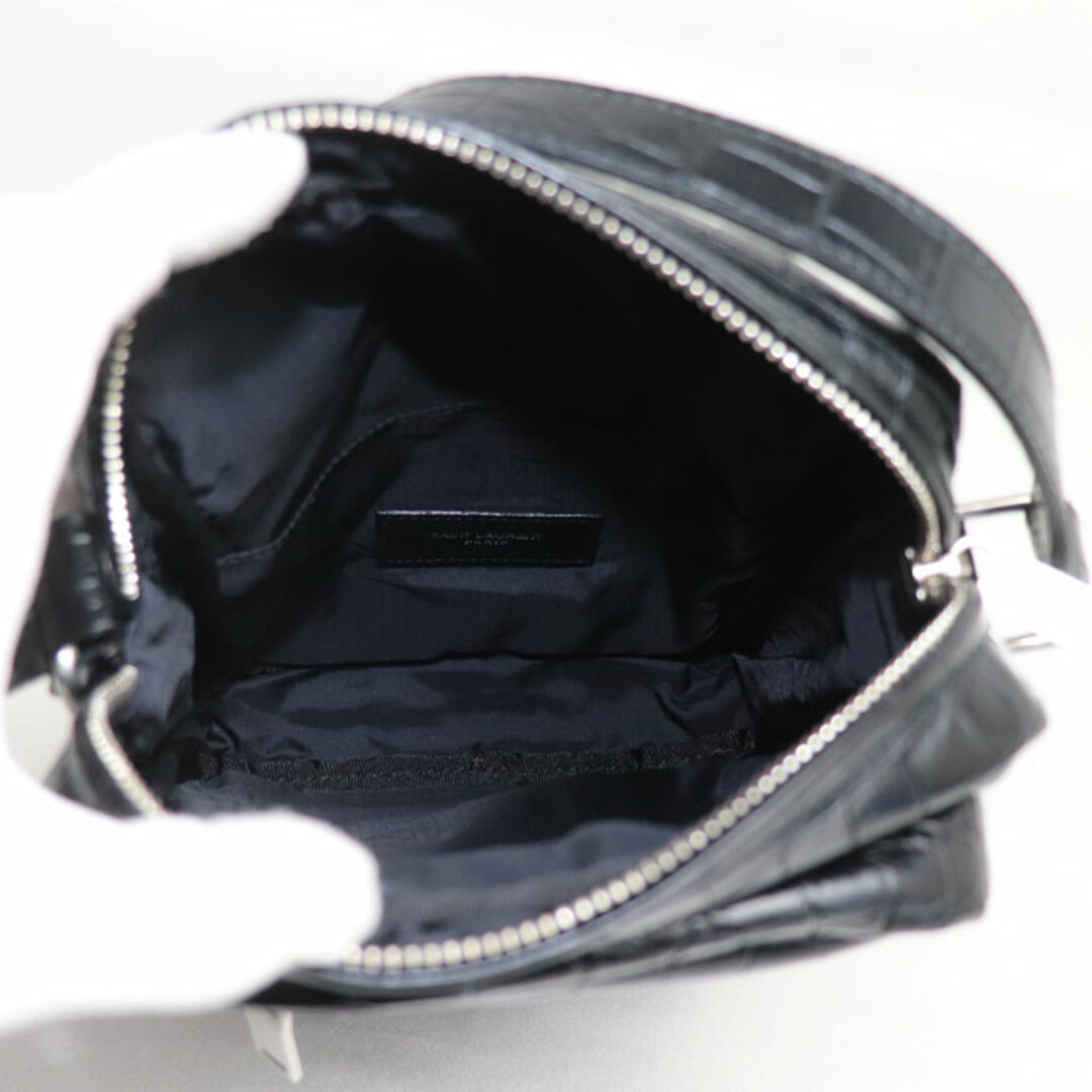 Saint Laurent(サンローラン)のSAINT LAURENT PARIS サンローランパリ BV SID POUCH REVLON ショルダーバッグ ブラック 581700 レディース【中古】【美品】 レディースのバッグ(ショルダーバッグ)の商品写真