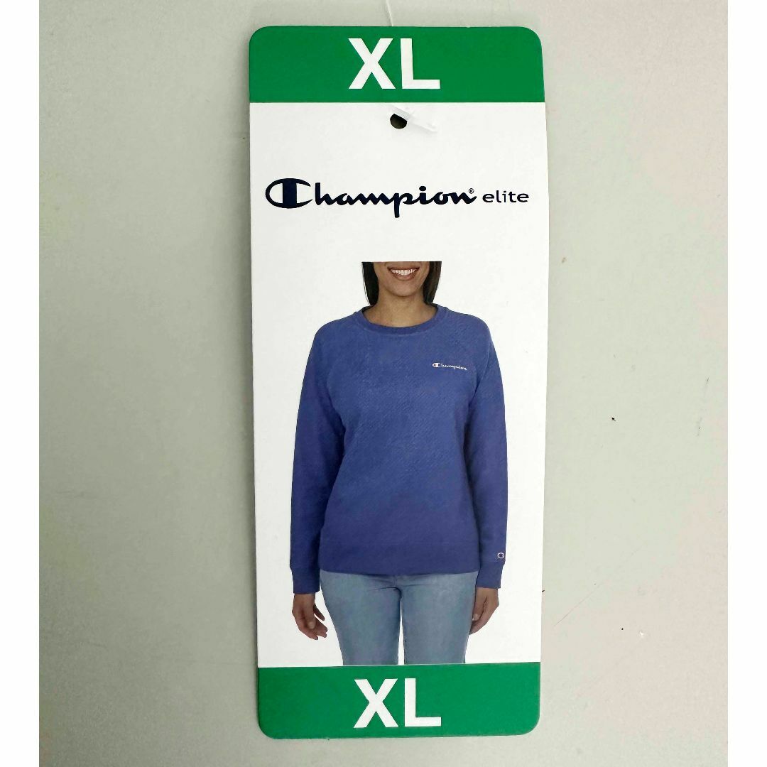 Champion(チャンピオン)の新品 XL ★ Champion チャンピオン レディース トレーナー ブルー レディースのトップス(トレーナー/スウェット)の商品写真