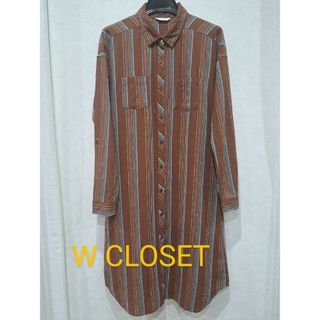 ダブルクローゼット(w closet)のW CLOSET　シャツワンピース(シャツ/ブラウス(長袖/七分))