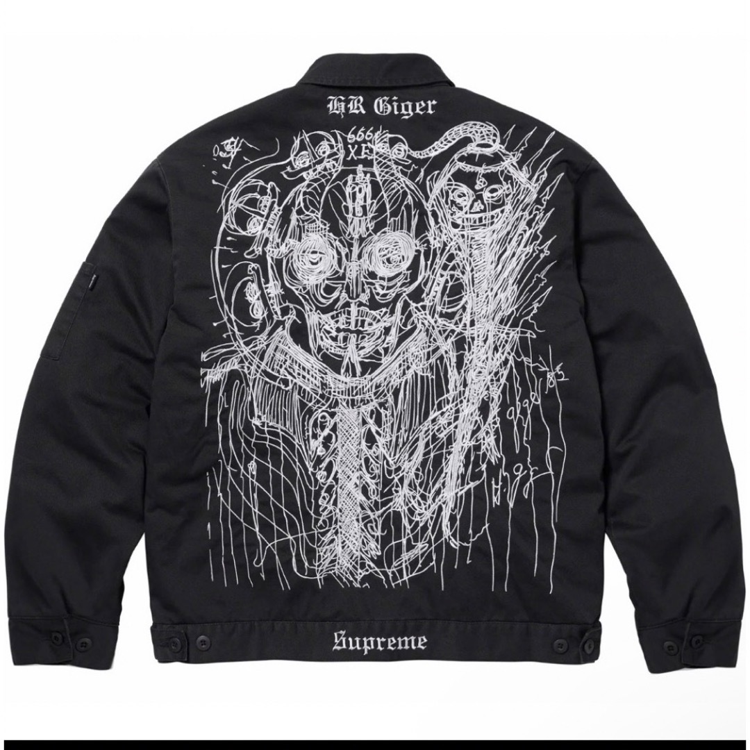 Supreme H.R.Giger Embroidered WorkJacket約60cm袖丈