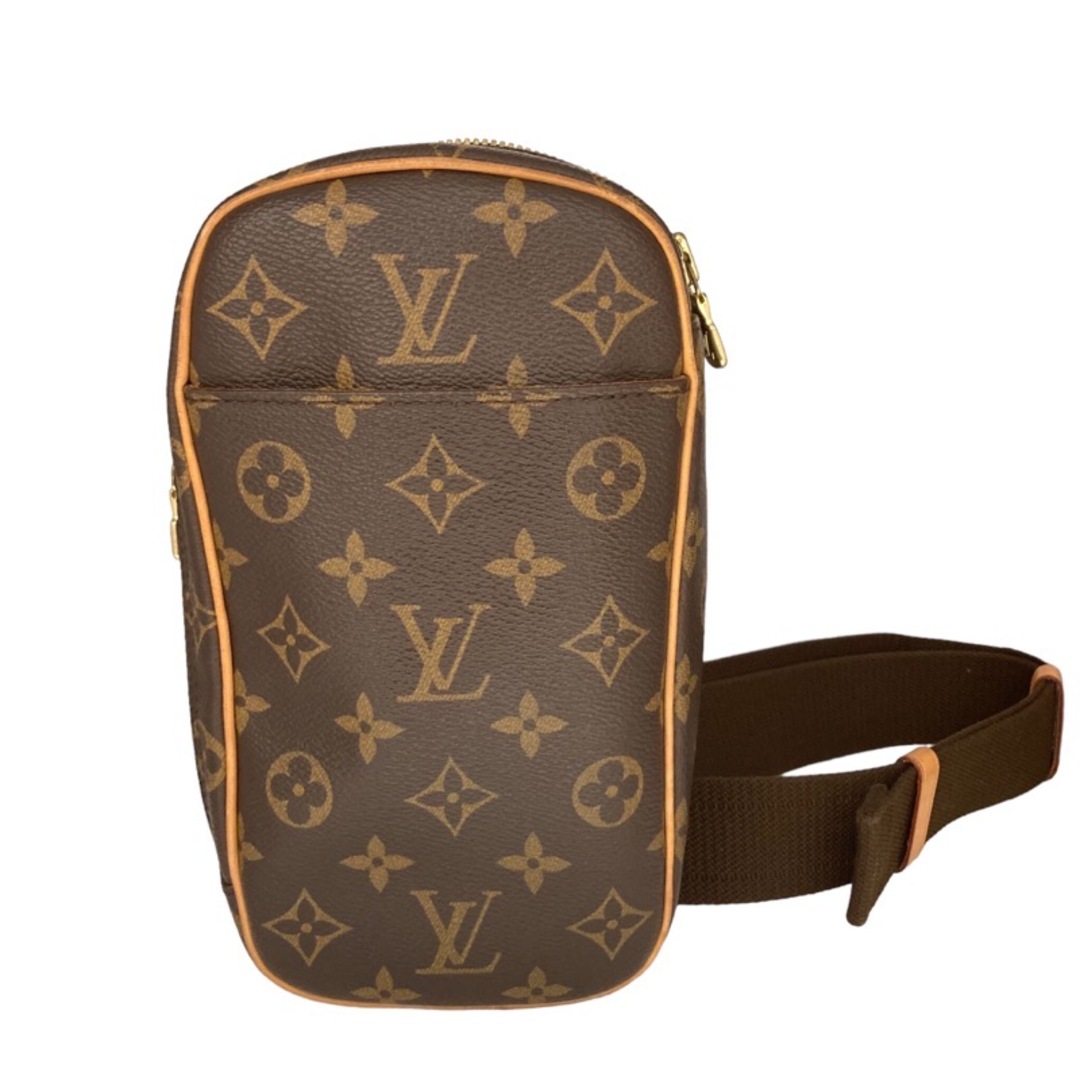 ファスナー外側ルイ・ヴィトン LOUIS VUITTON ポシェット・ガンジュ M51870 モノグラムキャンバス レディース ウエストバッグ