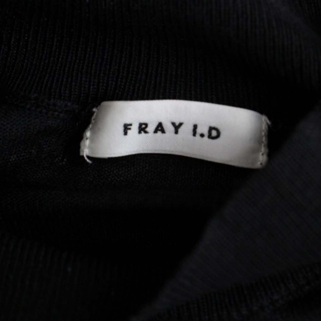 FRAY I.D(フレイアイディー)のフレイアイディー FRAY I.D シースルーニットプルオーバー 長袖 F 黒 レディースのトップス(ニット/セーター)の商品写真