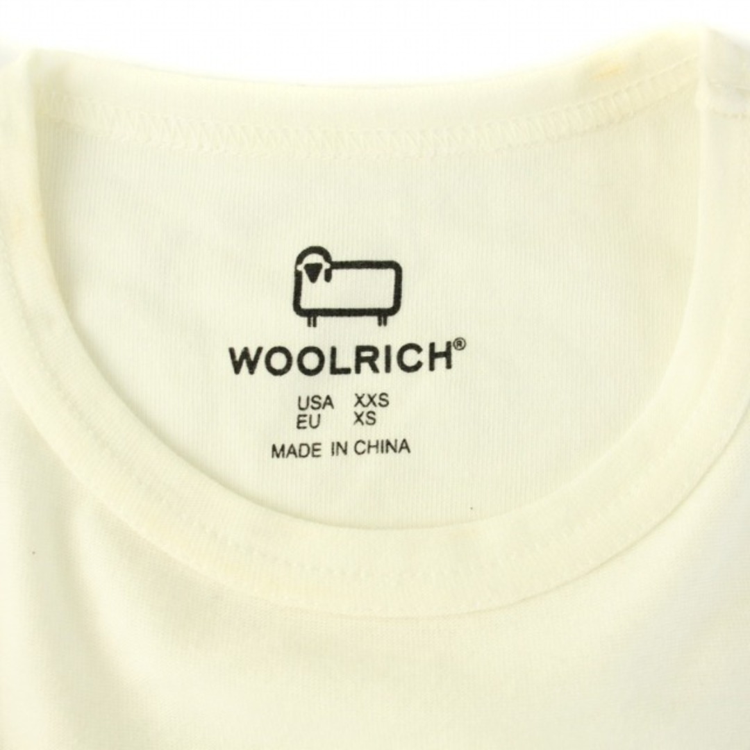 WOOLRICH(ウールリッチ)のWOOLRICH Tシャツ カットソー 半袖 USA XXS 白 ホワイト メンズのトップス(Tシャツ/カットソー(半袖/袖なし))の商品写真