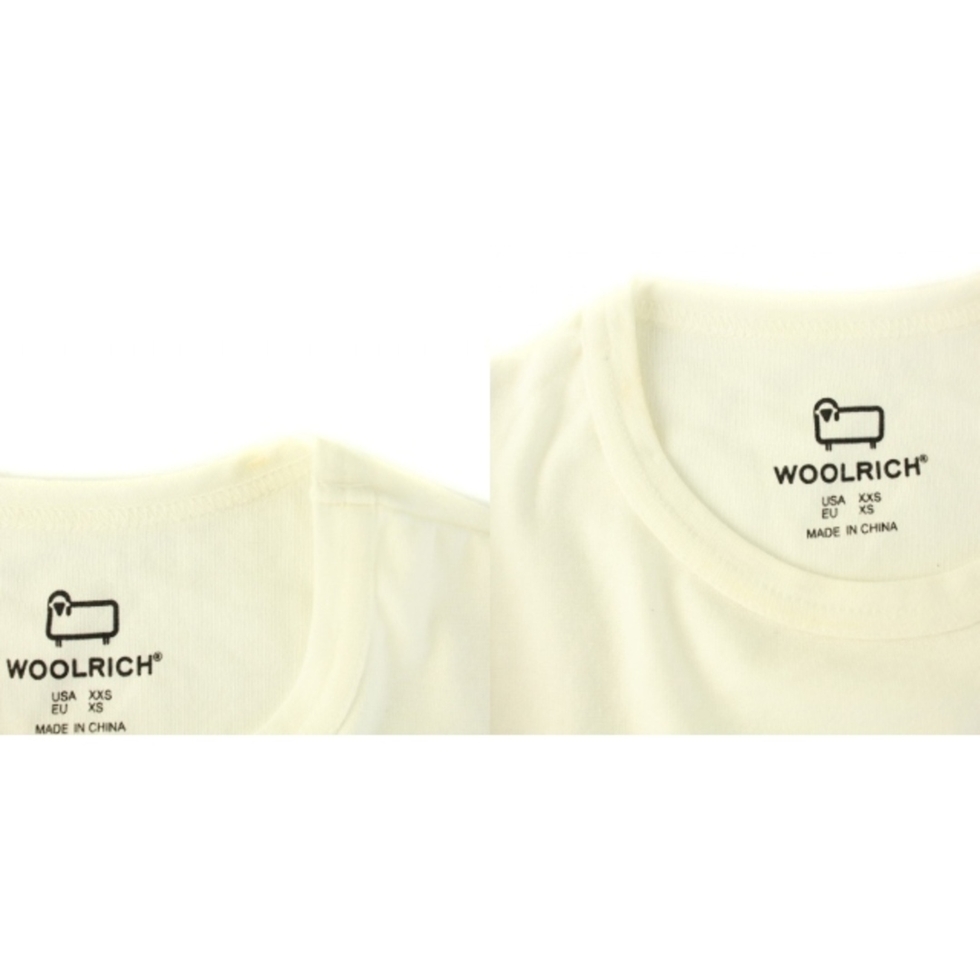 WOOLRICH(ウールリッチ)のWOOLRICH Tシャツ カットソー 半袖 USA XXS 白 ホワイト メンズのトップス(Tシャツ/カットソー(半袖/袖なし))の商品写真