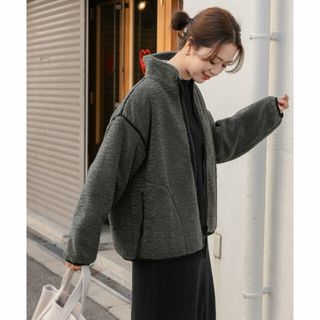 アーバンリサーチドアーズ(URBAN RESEARCH DOORS)の【CHARCOAL】リバーシブルボアブルゾン(ブルゾン)