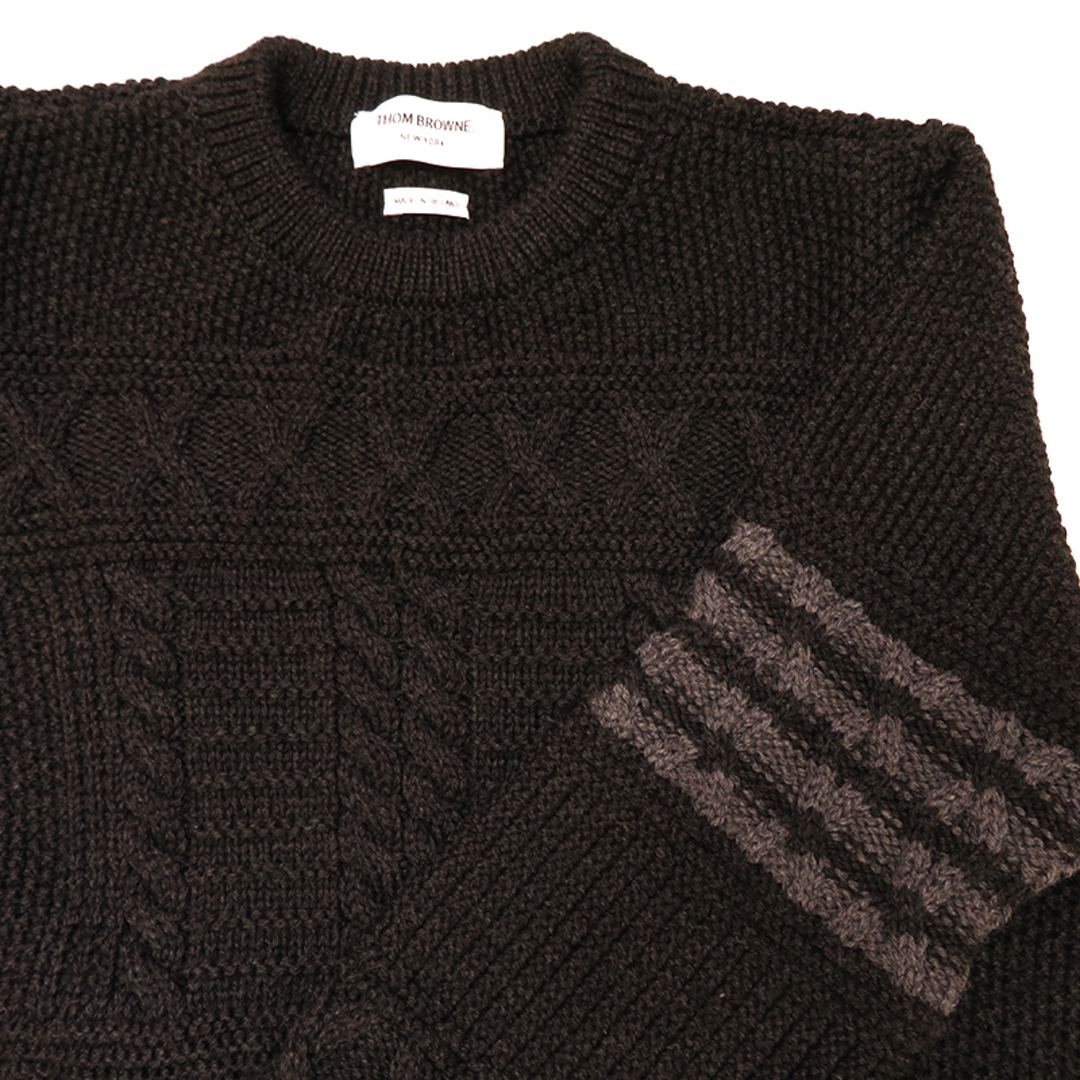 THOM BROWNE(トムブラウン)のトムブラウン セーター MKA304A メンズのトップス(ニット/セーター)の商品写真