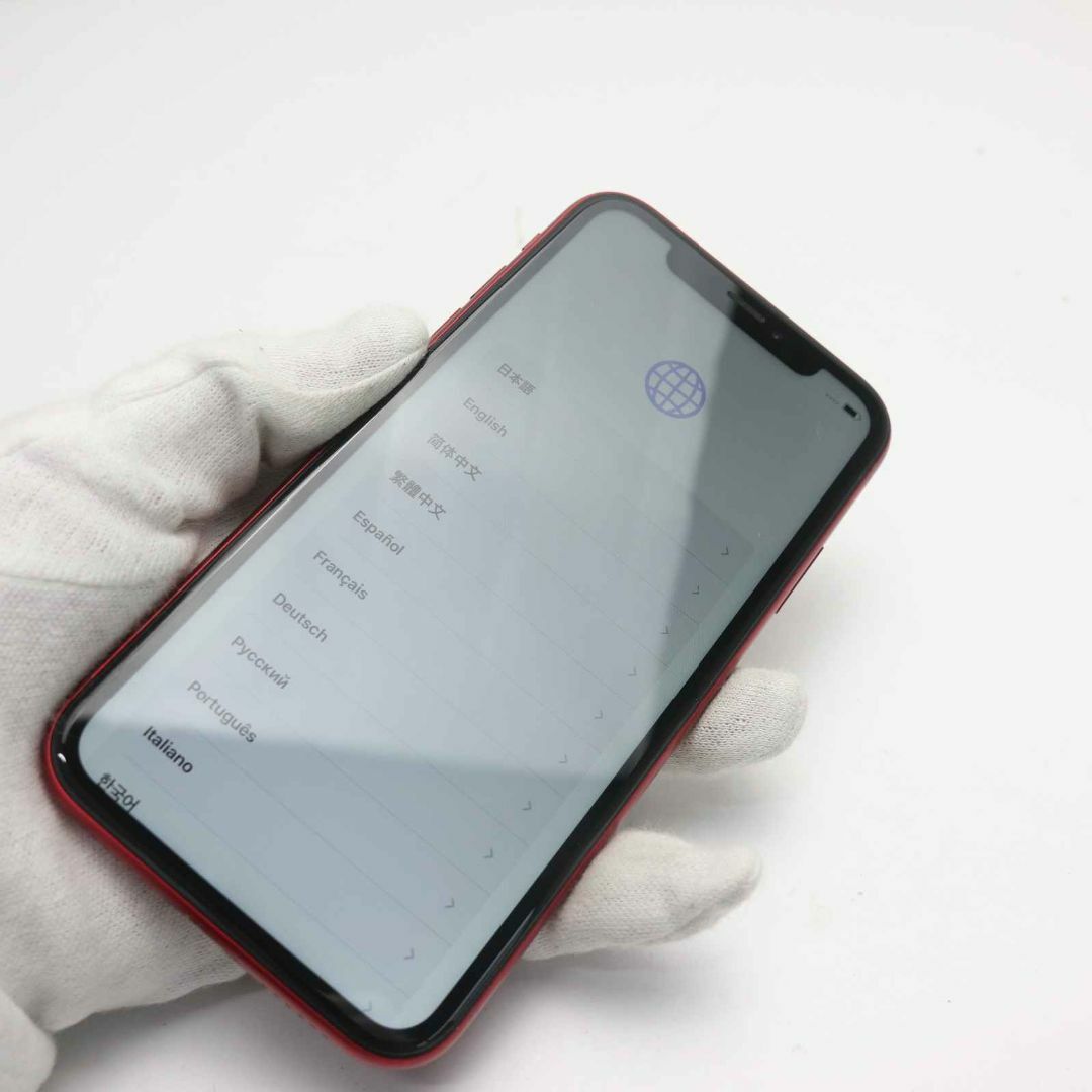 iPhone XR 128GB RED レッド SIMフリー 美品