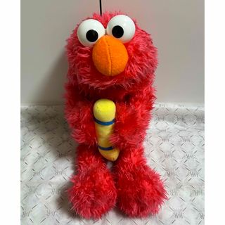 セサミストリート(SESAME STREET)の【美品】セサミストリート Elmo エルモ★ジャンボぬいぐるみ(キャラクターグッズ)