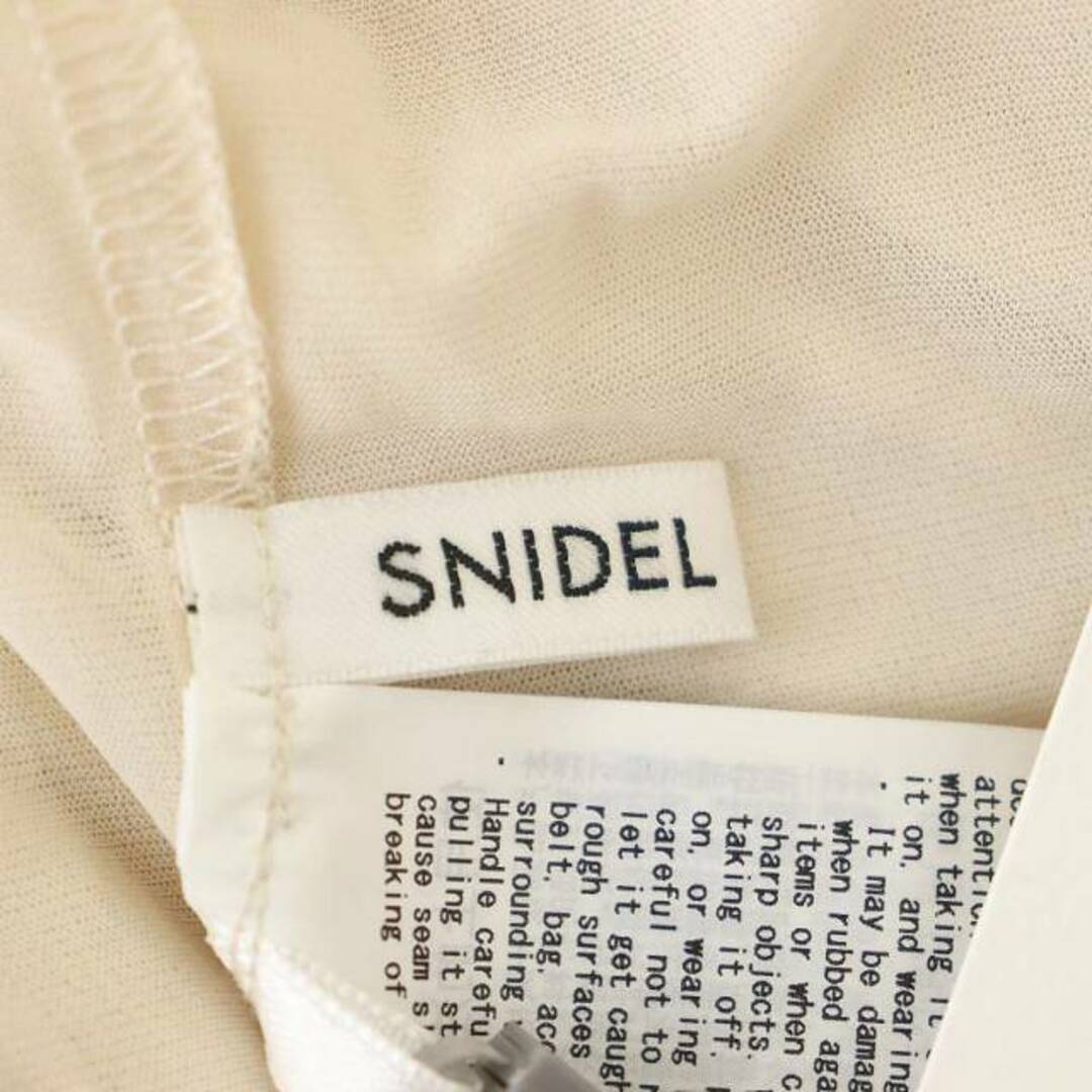 SNIDEL(スナイデル)のスナイデル 23SS ダブルリボンラッシュガード シアー トップス 長袖 F  レディースのトップス(カットソー(長袖/七分))の商品写真