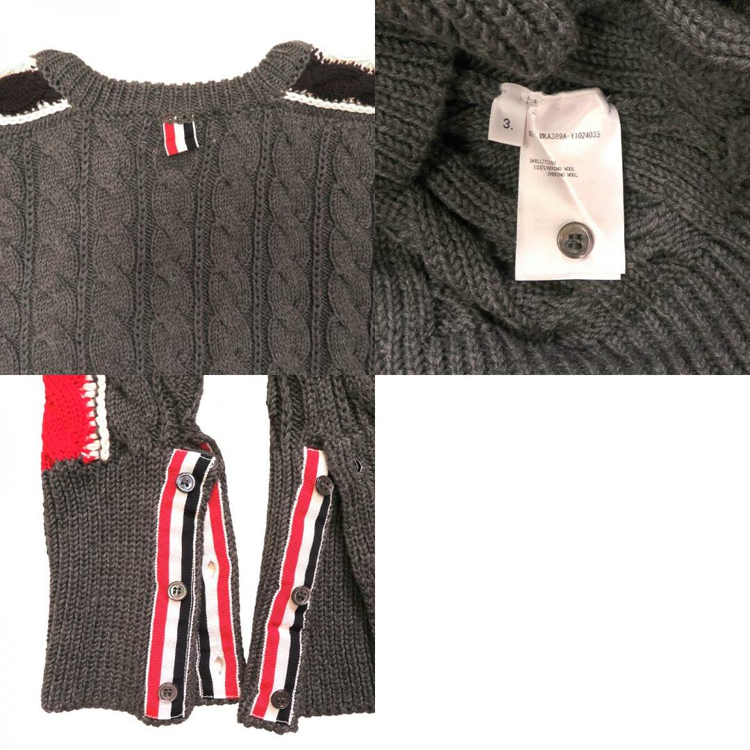 THOM BROWNE(トムブラウン)のトムブラウン セーター MKA389A メンズのトップス(ニット/セーター)の商品写真