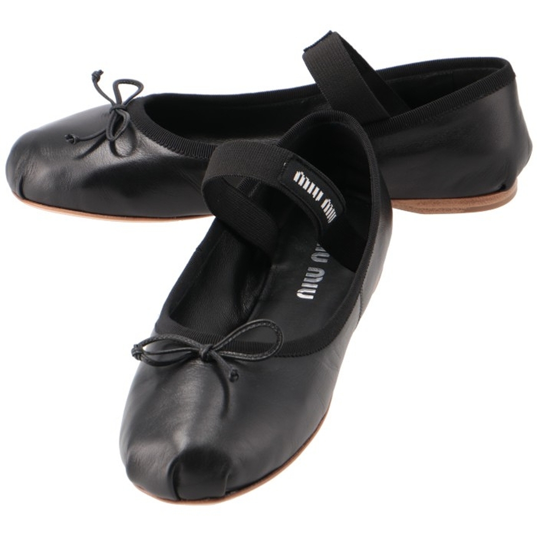 MIU MIU - ミュウミュウ MIU MIU バレリーナ フラットパンプス MIU MIU - ミュウミュウ MIU MIU バレリーナ フラットパンプス