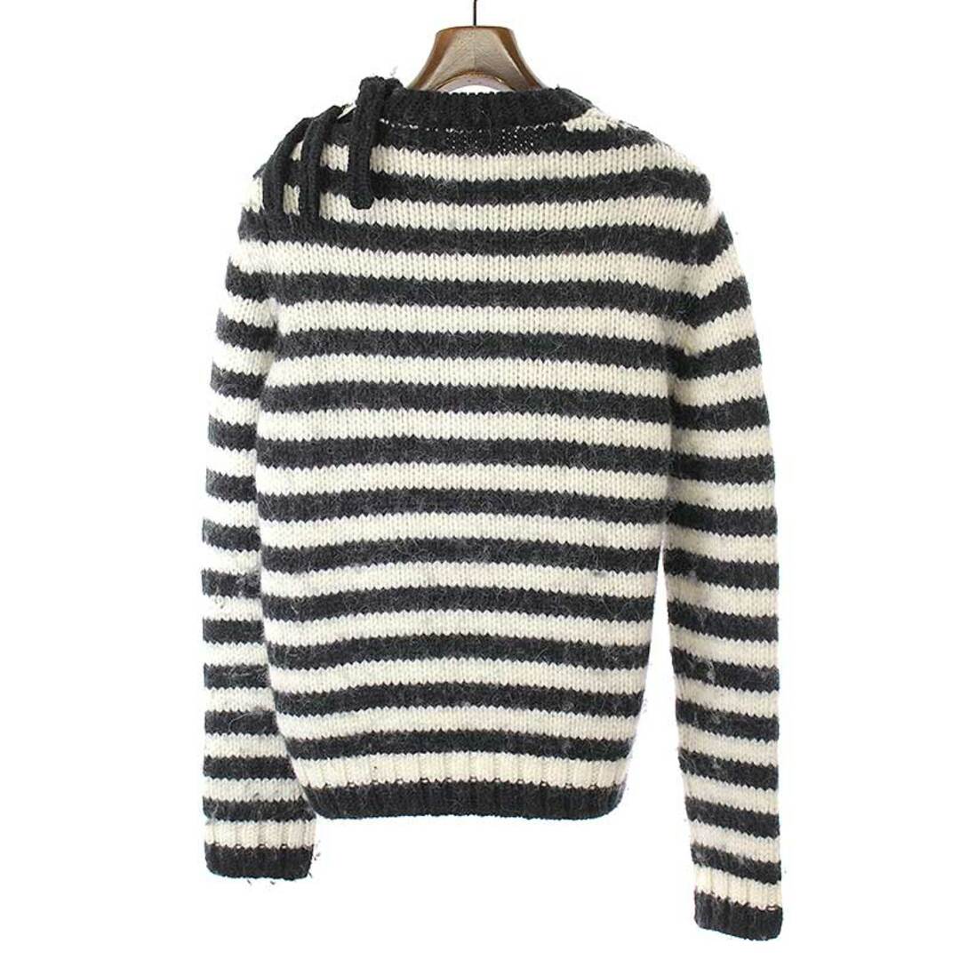 LOEWE - LOEWE ロエベ 17AW ショルダーボタン アルパカボーダーニット