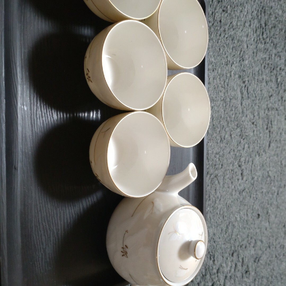 HANAE MORI(ハナエモリ)のHANAE MORI 急須とコーヒーカップ セット インテリア/住まい/日用品のキッチン/食器(食器)の商品写真