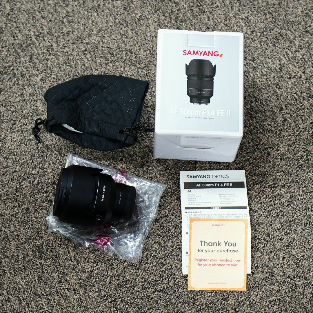 SONY - SAMYANG AF 50mm F1.4 FE II ソニーEマウント 美品