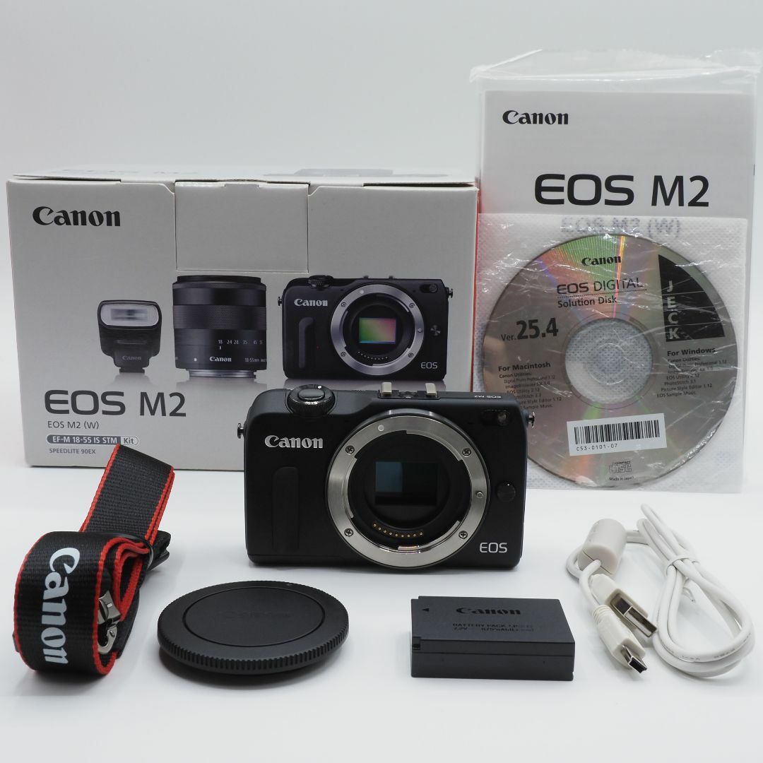★新品級★ Canon キヤノン ミラーレス一眼カメラ EOS M2 #1648