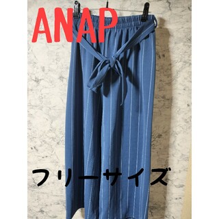 アナップ(ANAP)のSALE☆美品ANAPのストライプパンツ フリーサイズ(カジュアルパンツ)