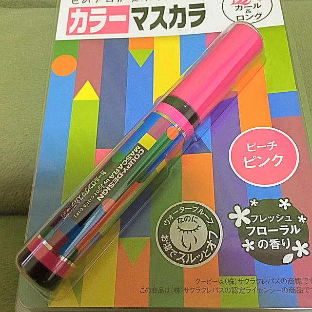 【新品】カラーマスカラ☆ピンク コスメ/美容のベースメイク/化粧品(マスカラ)の商品写真