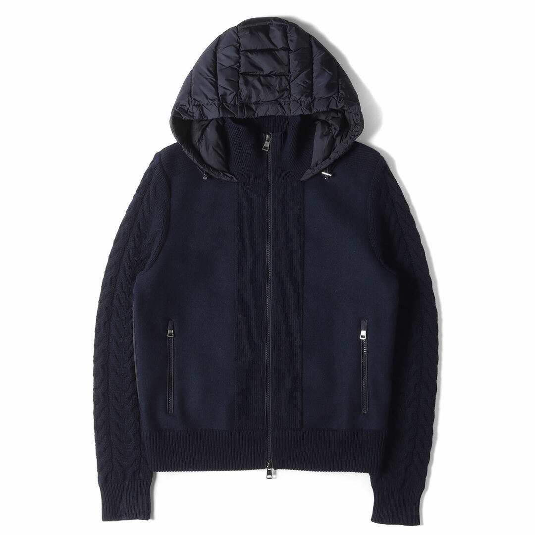 MONCLER パーカー NAVY Lサイズ