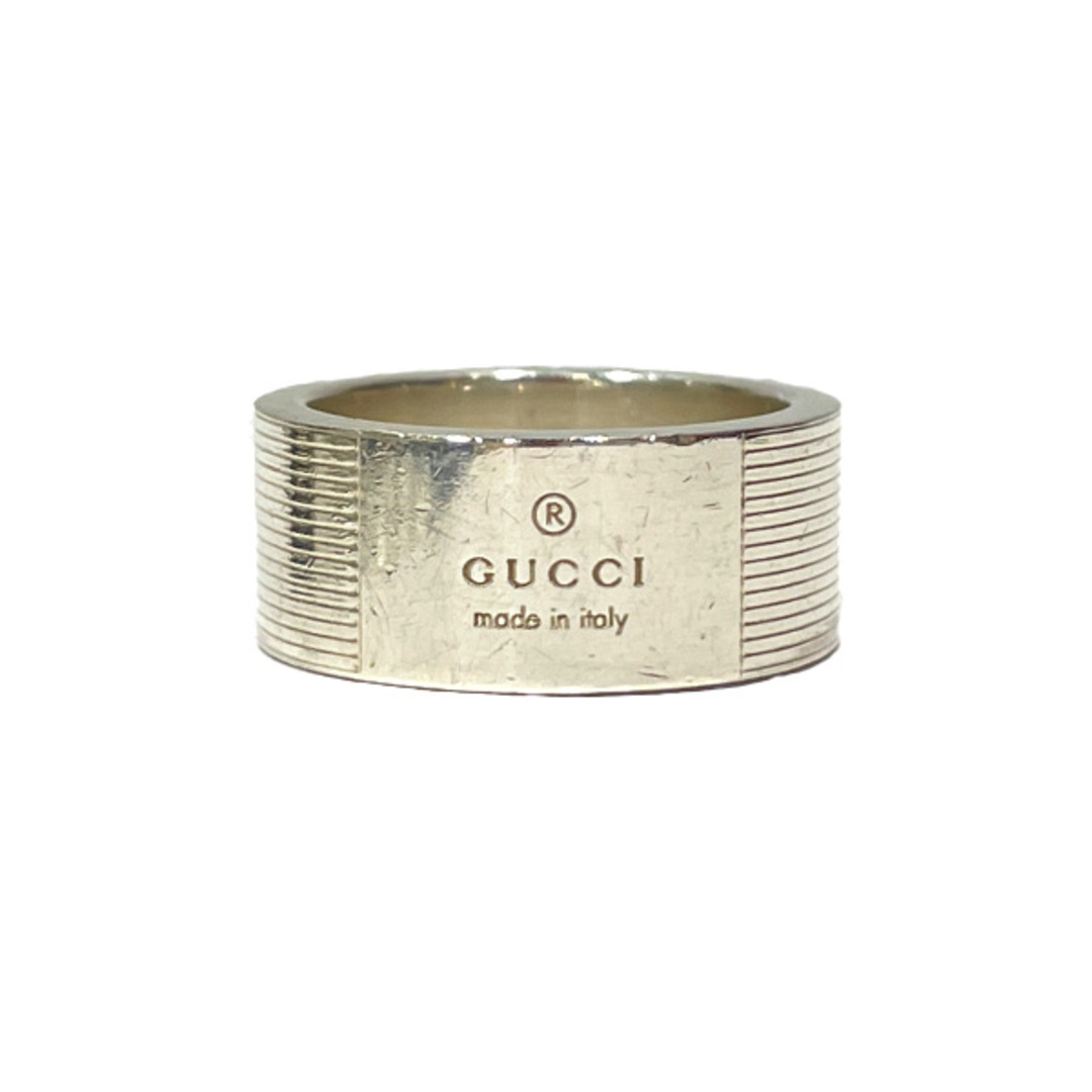 Gucci(グッチ)のGUCCI ロゴ 8ｍｍ 10 9号 リング・指輪 SV925 レディースのアクセサリー(リング(指輪))の商品写真