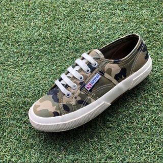 スペルガ(SUPERGA)の美品36 SUPERGA スペルガ 2750 カモフラ スニーカー G293(スニーカー)