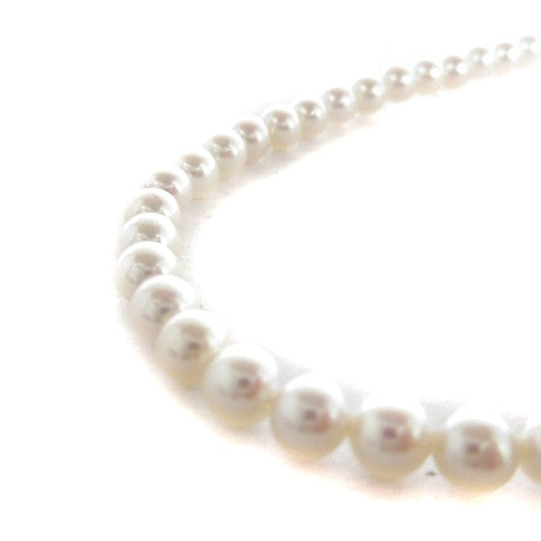 MIKIMOTO(ミキモト)のミキモト ブレスレット バングル パール K18金具 白系 約4mm ■SM1 レディースのアクセサリー(ブレスレット/バングル)の商品写真