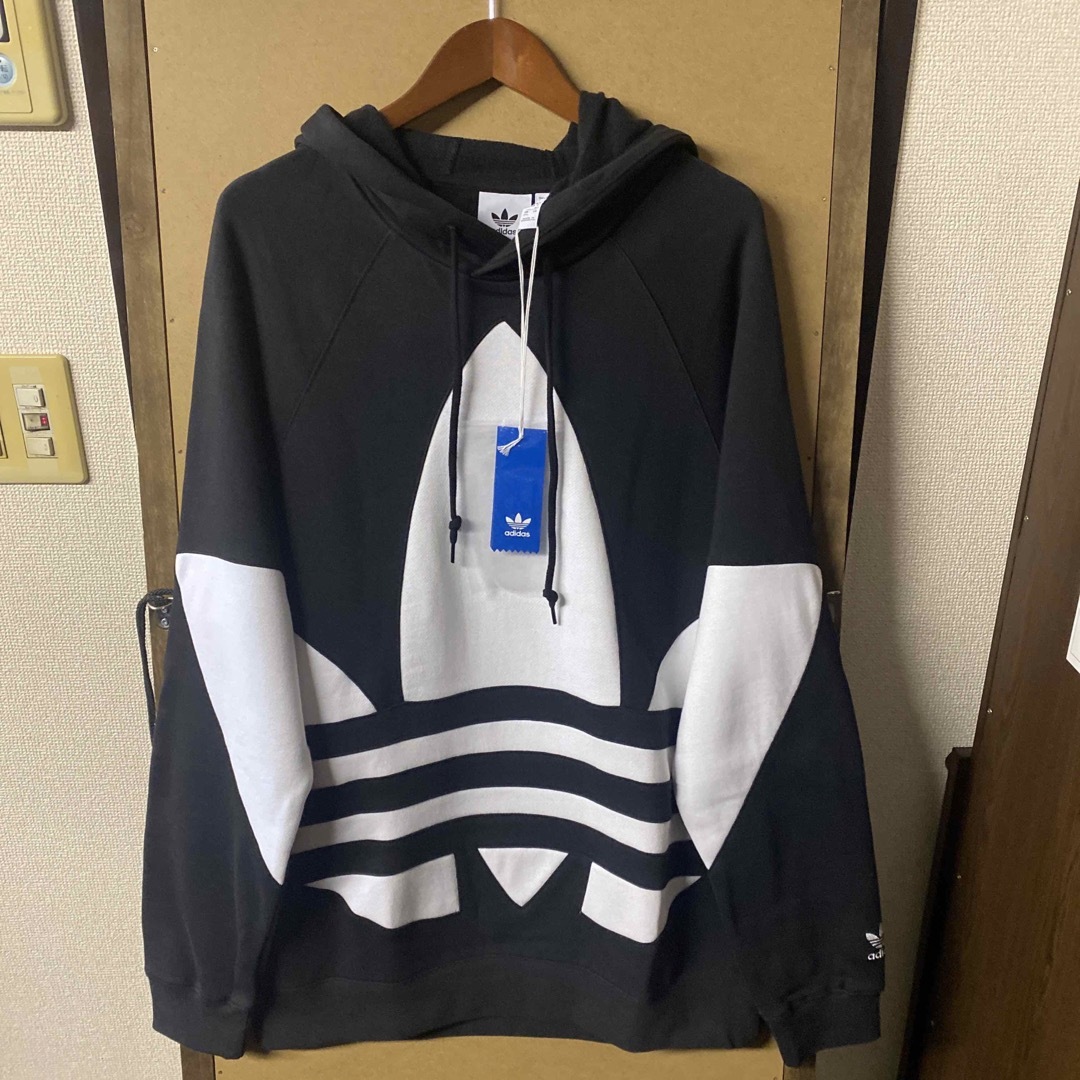 【新品】adidas originals ビッグトレフォイルパーカー 2XL | フリマアプリ ラクマ