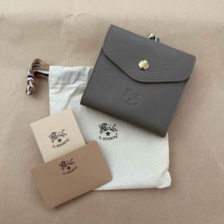 イルビゾンテ(IL BISONTE) 財布(レディース)(グレー/灰色系)の通販