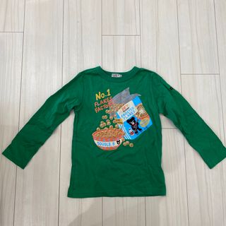 ダブルビー(DOUBLE.B)のミキハウス　ダブルビー　120 長袖　Tシャツ　グリーン　緑　トップス(Tシャツ/カットソー)