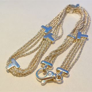 ティファニー(Tiffany & Co.)の225 希少　ティファニー　Tロープ　ネックレス　sv925(ネックレス)