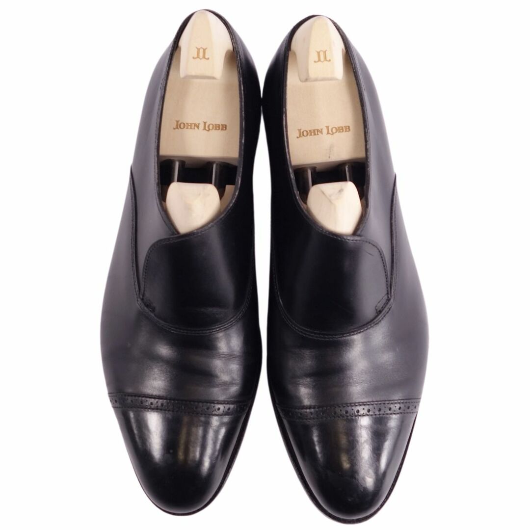 JOHN LOBB(ジョンロブ)のジョンロブ JOHN LOBB レザーシューズ PHILIP II フィリップ2 ローファー ストレートチップ カーフレザー 革靴 メンズ 5E(23.5cm相当) ブラック メンズの靴/シューズ(ドレス/ビジネス)の商品写真