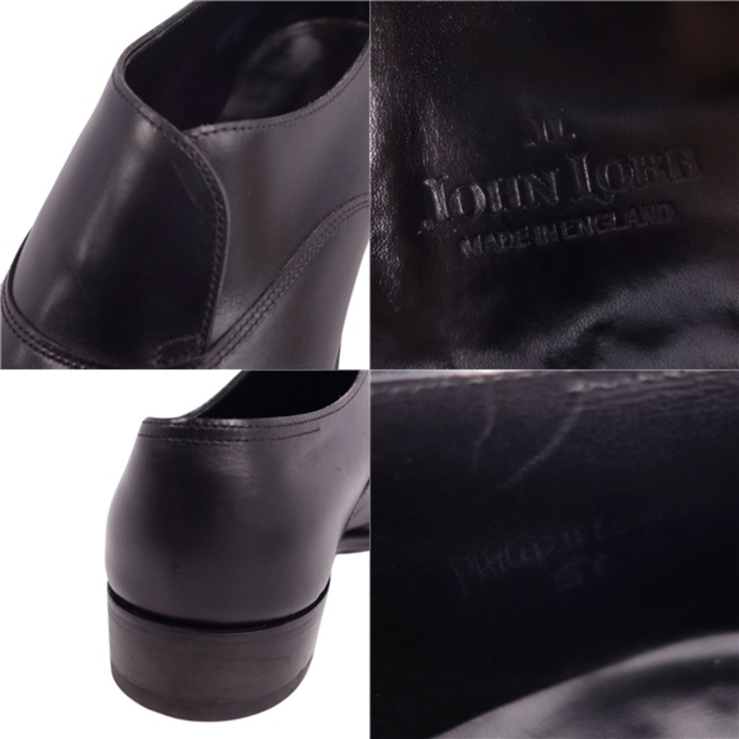 JOHN LOBB(ジョンロブ)のジョンロブ JOHN LOBB レザーシューズ PHILIP II フィリップ2 ローファー ストレートチップ カーフレザー 革靴 メンズ 5E(23.5cm相当) ブラック メンズの靴/シューズ(ドレス/ビジネス)の商品写真