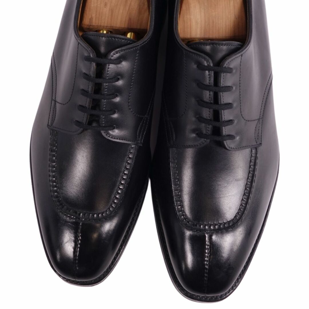 JOHN LOBB(ジョンロブ)の未使用 ジョンロブ JOHN LOBB レザーシューズ ダービーシューズ ボーダー BORDER Uチップ カーフレザー 革靴 メンズ 8.5E(27cm相当) ブラック メンズの靴/シューズ(ドレス/ビジネス)の商品写真