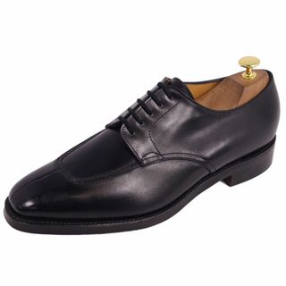 ジョンロブ(JOHN LOBB)の未使用 ジョンロブ JOHN LOBB レザーシューズ ダービーシューズ ボーダー BORDER Uチップ カーフレザー 革靴 メンズ 8.5E(27cm相当) ブラック(ドレス/ビジネス)