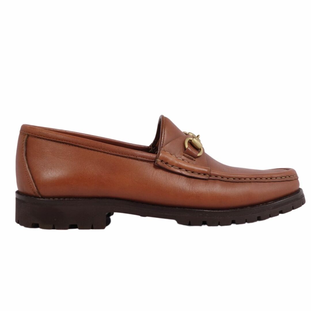 Gucci(グッチ)のVintage グッチ GUCCI ローファー モカシン ホースビット カーフレザー シューズ レディース 36.5(23.5cm相当) ブラウン レディースの靴/シューズ(ローファー/革靴)の商品写真