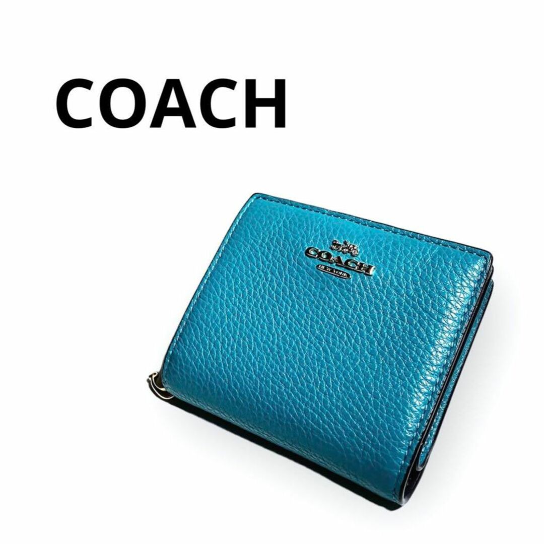 【新品】COACH コーチ IDポケット付 二つ折り財布