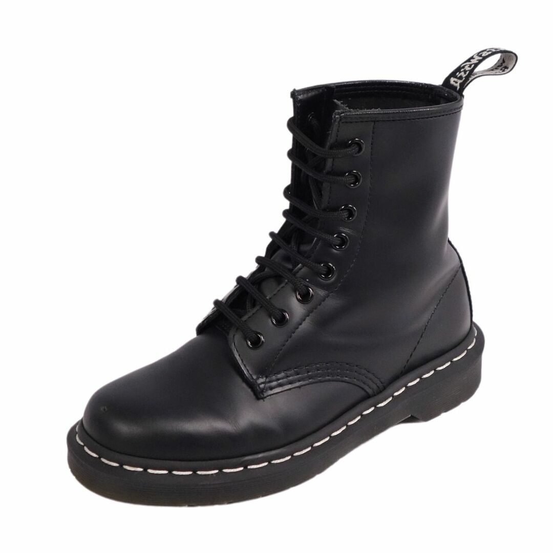 約26cm幅ドクターマーチン Dr.Martens ブーツ ショートブーツ 1460 8ホール スムースレザー シューズ レディース UK4(23cm相当) ブラック