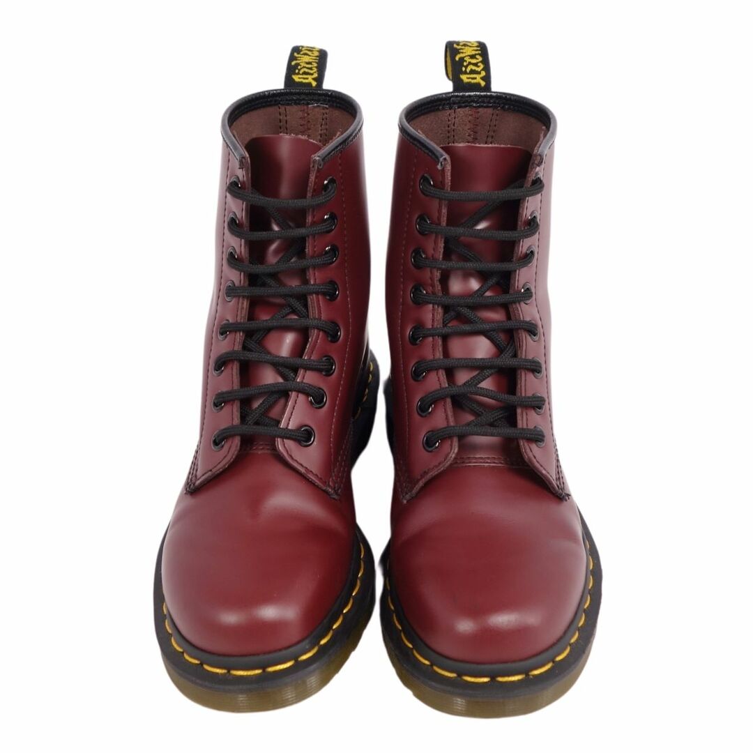 Dr.Martens(ドクターマーチン)の美品 ドクターマーチン Dr.Martens ブーツ ショートブーツ 1460 8ホール スムースレザー シューズ レディース UK5(24cm相当) チェリーレッド レディースの靴/シューズ(ブーツ)の商品写真