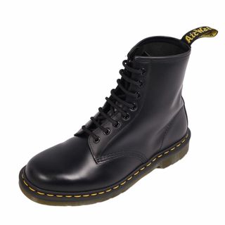 ドクターマーチン(Dr.Martens)の美品 ドクターマーチン Dr.Martens ブーツ ショートブーツ 10072 8ホール スムースレザー シューズ メンズ UK8(27cm相当) ブラック(ブーツ)